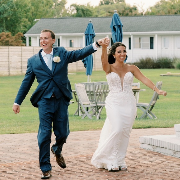 Kailee P. Satin Block Heel Wedding Bridal Sandals with Mini Pearls - Picture 15 of 15